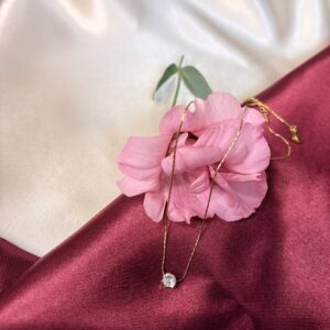 Celeste Solitaire Necklace