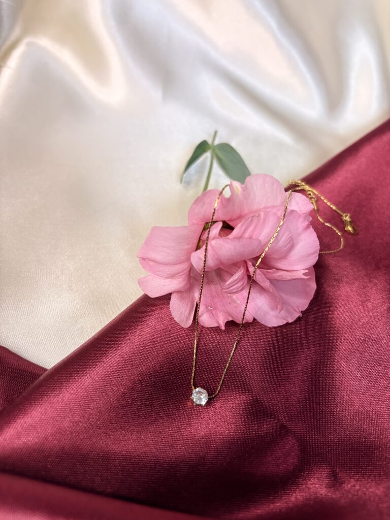 Celeste Solitaire Necklace